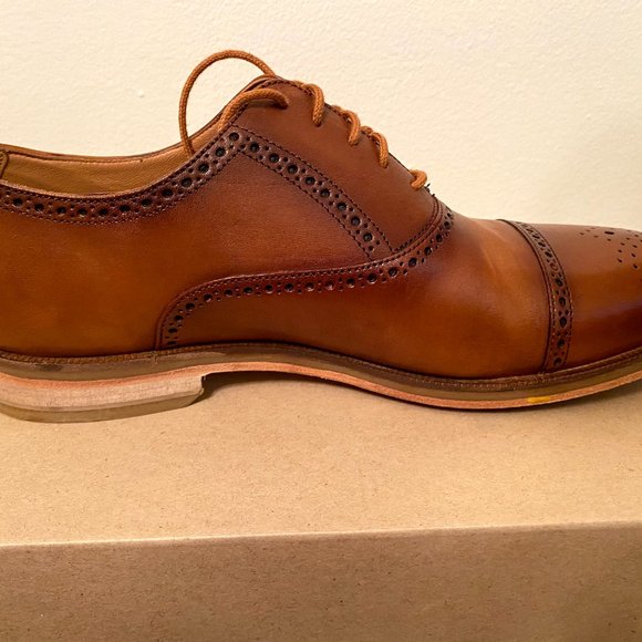 Clarks Oliver Limit Tan Leather Mens 9M main image 4